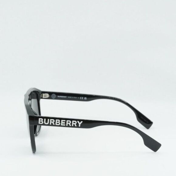 💯 NEW BURBERRY WREN BE4396U 300187 BLACK DARK GREY SUNGLASSES - Picture 4 of 10
